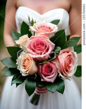 Wedding roses POV hyper detailed CanonNikon symmetrical 105760881