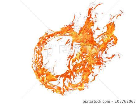 Abstract flame illustration Abstract flame illustration 105762065