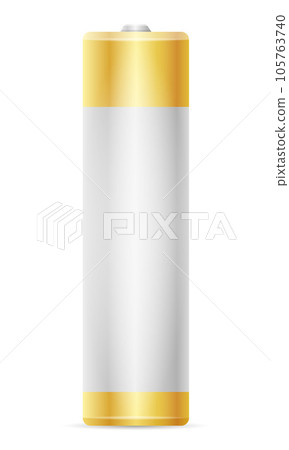 energy battery power in silvery gold color vector illustration energy battery power in silvery gold color vector illustration 105763740