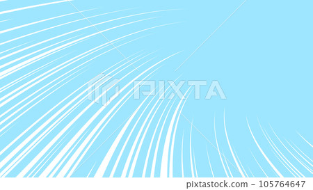 A wavy white concentration line focusing on the upper right Background material for manga effect lines Horizontally long A wavy white concentration line focusing on the upper right Background material for manga effect lines Horizontally long 105764647