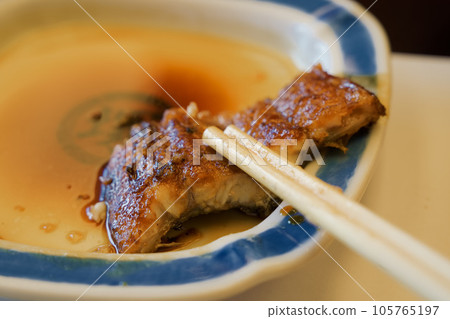 Grilled Eel with Sauce Grilled Eel with Sauce 105765197