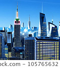Futuristic urban cityscape H 105765632
