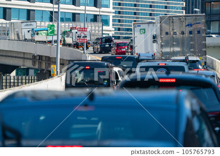 《東京》交通擁堵/首都高速高峰時段 《東京》交通擁堵/首都高速高峰時段 105765793