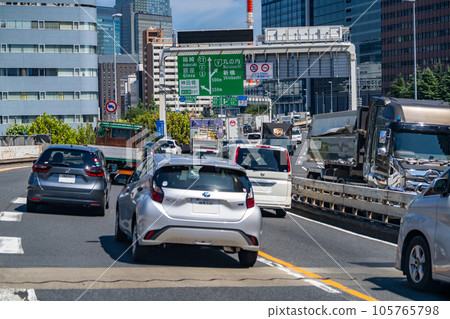 《東京》交通擁堵/首都高速高峰時段 《東京》交通擁堵/首都高速高峰時段 105765798