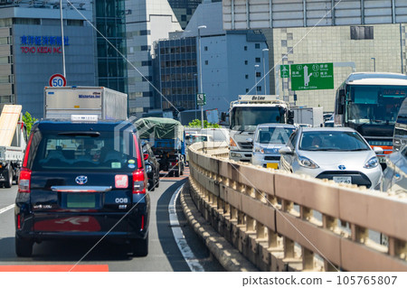 《東京》交通擁堵/首都高速高峰時段 《東京》交通擁堵/首都高速高峰時段 105765807