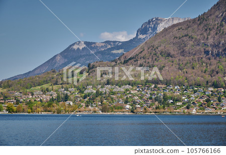 A landscape around Lake Annecy, Haute-Savoie, France. 105766166