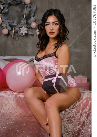 sexy lingerie target Black Lingerie Brunette GIF - Black Lingerie Brunette Hot Girl main image 0