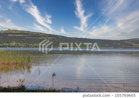 Bakota bay reservoir on Dnister river, Ukraine. Bakota bay reservoir on Dnister river, Ukraine. 105769605