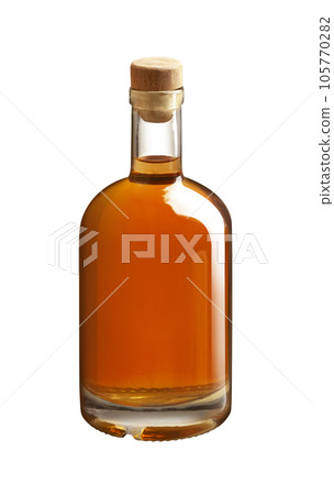 Whiskey bottle isolated on white background Whiskey bottle isolated on white background 105770282