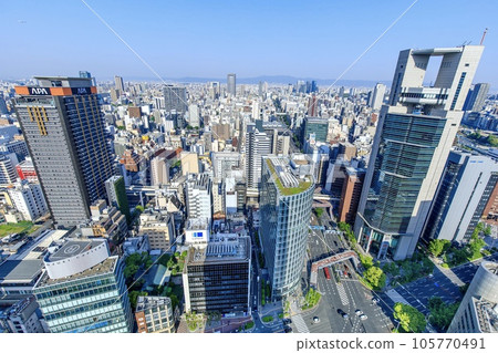 View from Osaka Ekimae 3rd Building (Midosuji area) 105770491