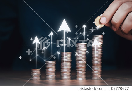 Financial growth, Interest rate increase, Interest rate financial 105770677