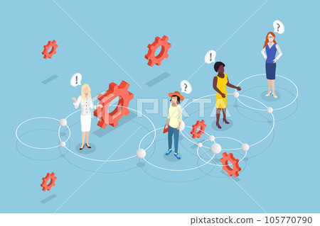3D Isometric Flat Vector Conceptual Illustration of Sociology 3D Isometric Flat Vector Conceptual Illustration of Sociology 105770790
