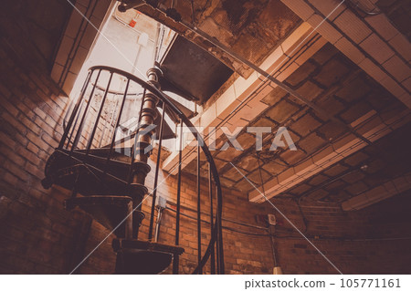 spiral staircase in brick house spiral staircase in brick house 105771161