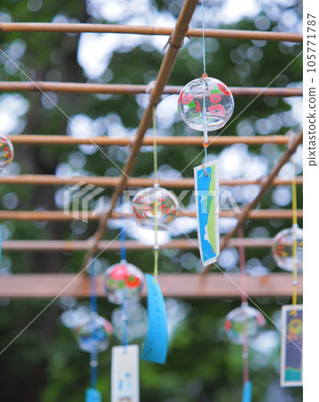 北海道美瑛神社夏季美景 風鈴風景 北海道美瑛神社夏季美景 風鈴風景 105771787