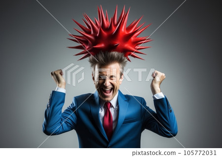 Funny man image, Generative AI AI image Funny man image, Generative AI AI image 105772031