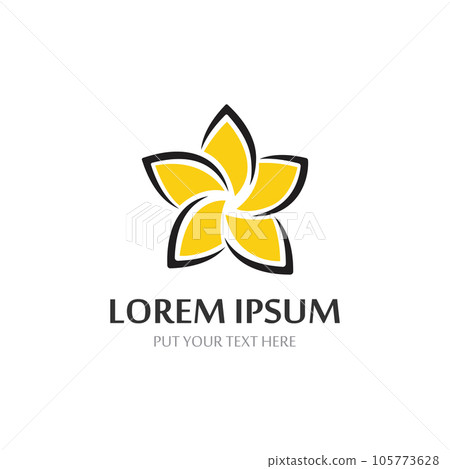 Beauty icon flowers design illustration 105773628