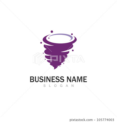 Tornado symbol vector illustration 105774003