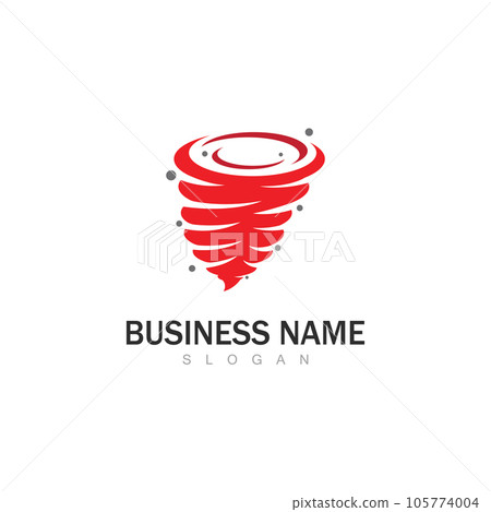 Tornado symbol vector illustration - Stock Illustration [105774004] - PIXTA