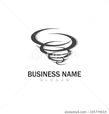 Tornado symbol vector illustration 105774014