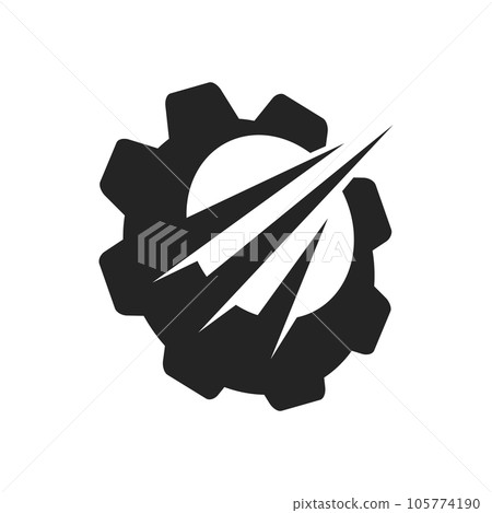 gear service logo template Isolated. Brand Identity. Icon Abstract Vector graphic gear service logo template Isolated. Brand Identity. Icon Abstract Vector graphic 105774190