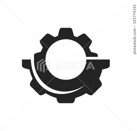 gear service logo template Isolated. Brand Identity. Icon Abstract Vector graphic 105774191