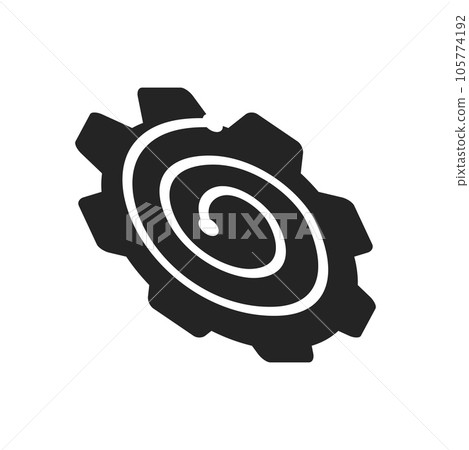 gear service logo template Isolated. Brand Identity. Icon Abstract Vector graphic gear service logo template Isolated. Brand Identity. Icon Abstract Vector graphic 105774192