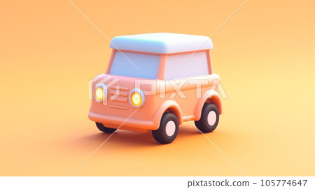 Tiny Cute 3D Car: A Miniature Delight Tiny Cute 3D Car: A Miniature Delight 105774647