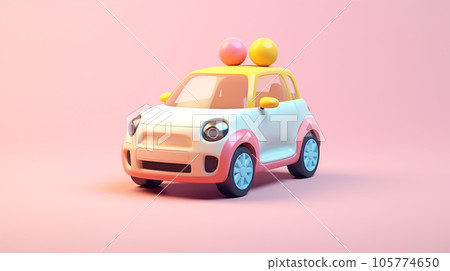 Tiny Cute 3D Car: A Miniature Delight Tiny Cute 3D Car: A Miniature Delight 105774650