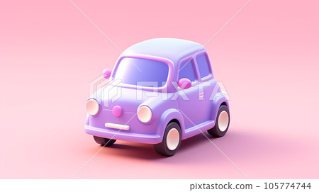 Tiny Cute 3D Car: A Miniature Delight Tiny Cute 3D Car: A Miniature Delight 105774744
