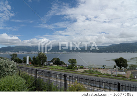 Lake Suwa from the Lake Suwa service area Lake Suwa from the Lake Suwa service area 105775092
