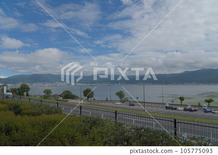 Lake Suwa from the Lake Suwa service area Lake Suwa from the Lake Suwa service area 105775093