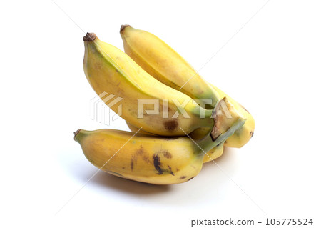 Banana on white background. Fruit for health 105775524