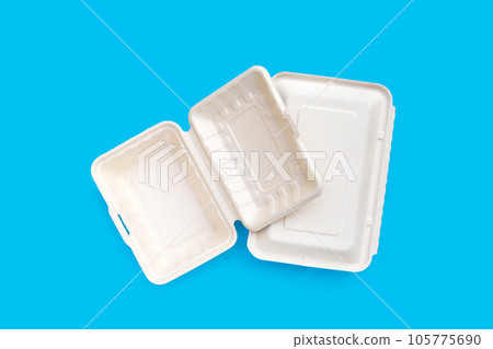 Food boxes made of paper or plant fiber 105775690