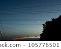 黃昏天空中的雲彩 105776501