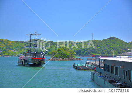 Izu Peninsula, Minamiizu, Roadside Station, Kaikoku Shimoda Port, Kurofune, Shimoda City, Shizuoka Prefecture, where you can enjoy a tour of Shimoda Port (7) 105778218