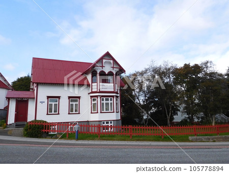 Iceland Summer Akureyri Cityscape 105778894