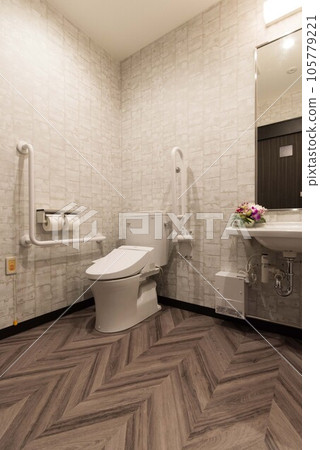 清潔殘疾人廁所材質圖片 清潔殘疾人廁所材質圖片 105779221