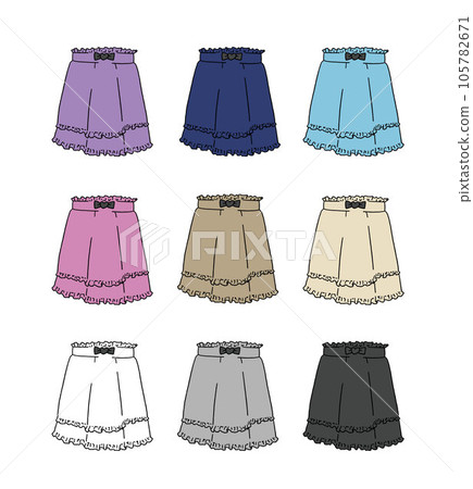 迷你裙插圖集 105782671