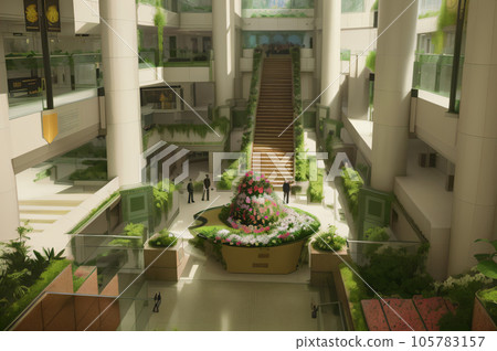 AI image Shopping mall and decoration 105783157