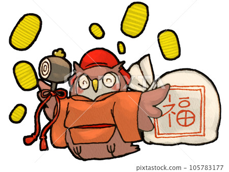 Daikokuten Owl Plain 105783177