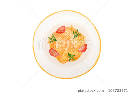 Tomato pasta 105783571