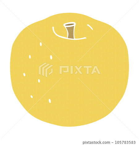 簡單的梨插畫,矢量素材 簡單的梨插畫,矢量素材 105783583