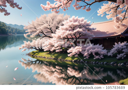 AI圖像櫻花風景 AI圖像櫻花風景 105783689