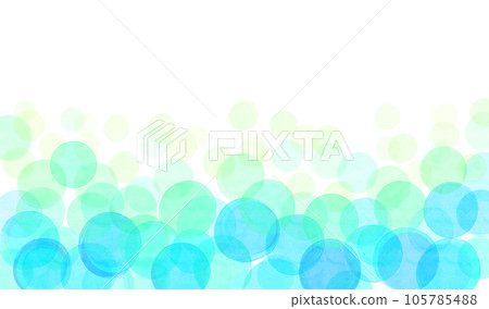 Polka dot pattern painted in watercolor 105785488