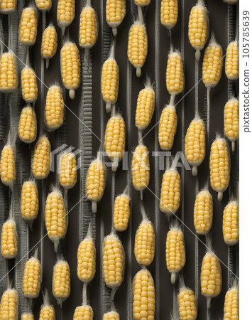 Realistic corn neutral color warm lighting highly 105785639