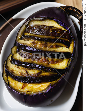 Realistic baked aubergine neutral colors warm lighting Realistic baked aubergine neutral colors warm lighting 105785697