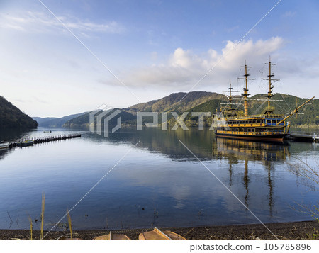 View of Lake Ashinoko from Togendai, Hakone / Hakone, Japan 105785896