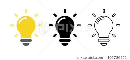 light bulb tips inspiration vector illustration light bulb tips inspiration vector illustration 105786351