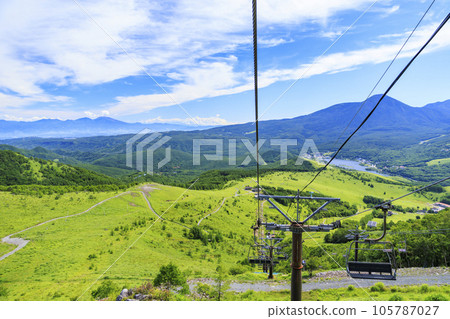夏季汽車山 105787027