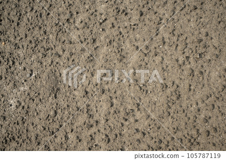 Close-up view of the black asphalt 105787119